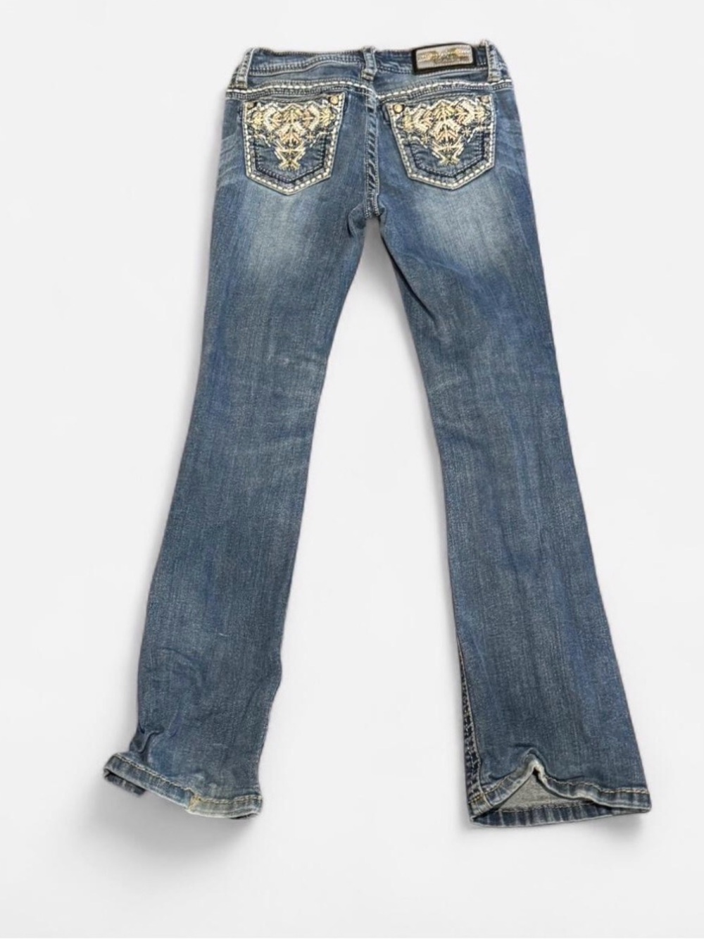 Grace in LA Girls Bootcut Embroidered Jeans Size 10